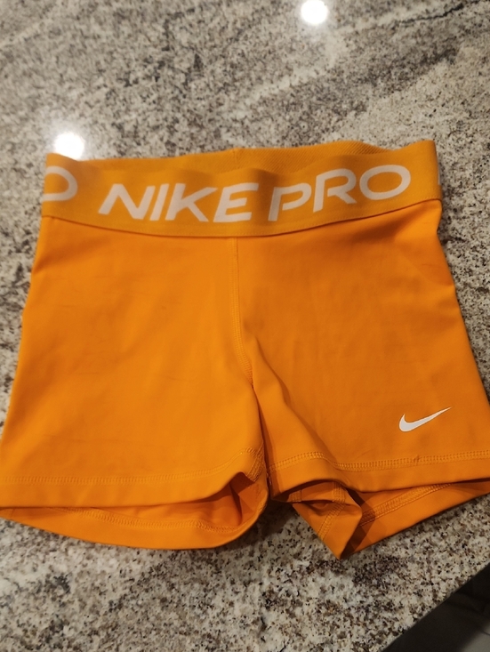 Nike Pants - Nike Pro Orange Womens Bike Shorts